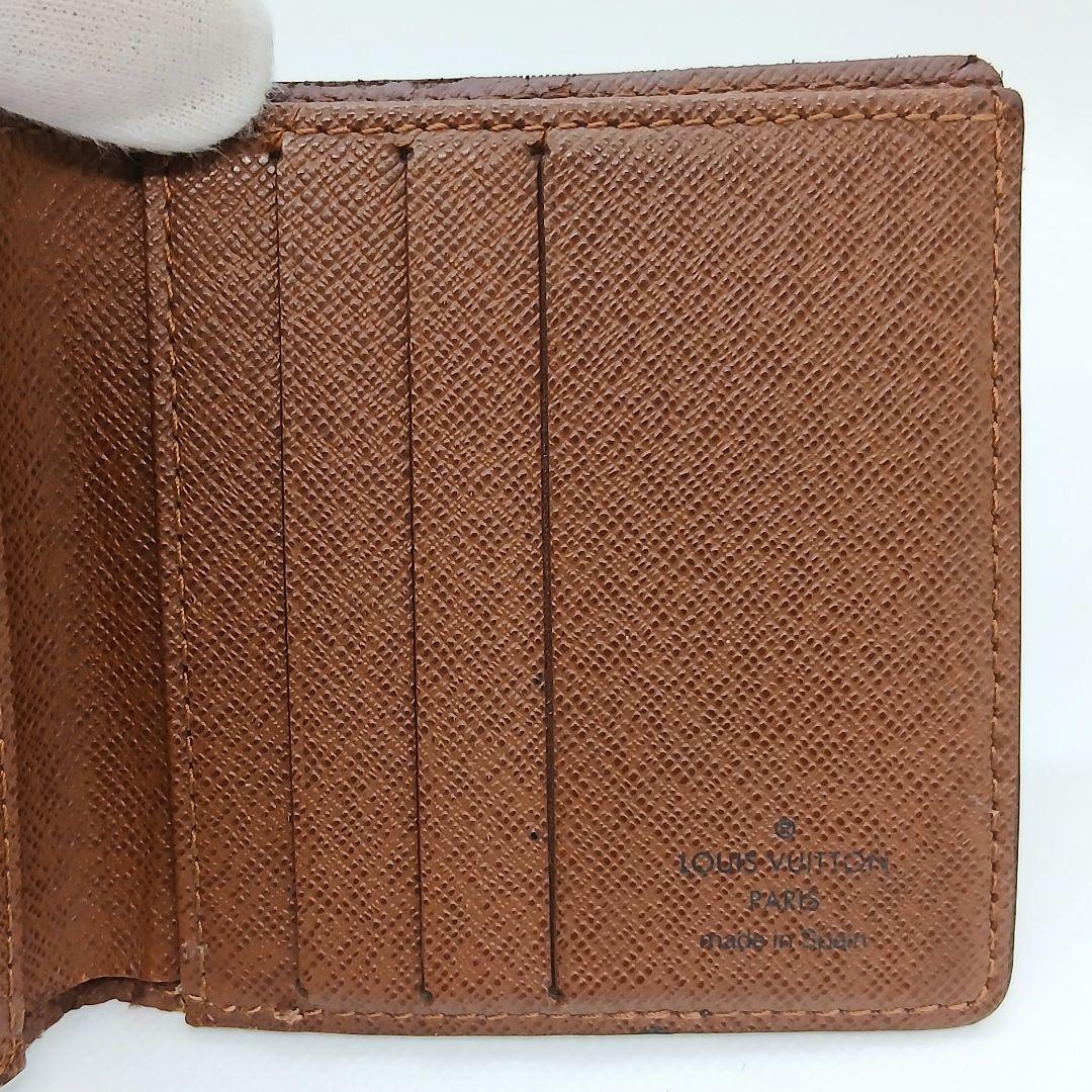 ★良品★ルイヴィトン モノグラム ポルトビエ 6 カルト クレディ★二つ折り財布