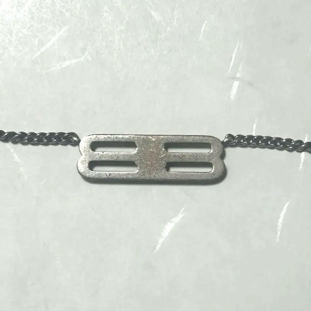 BALENCIAGA シルバーチェーンネックレス