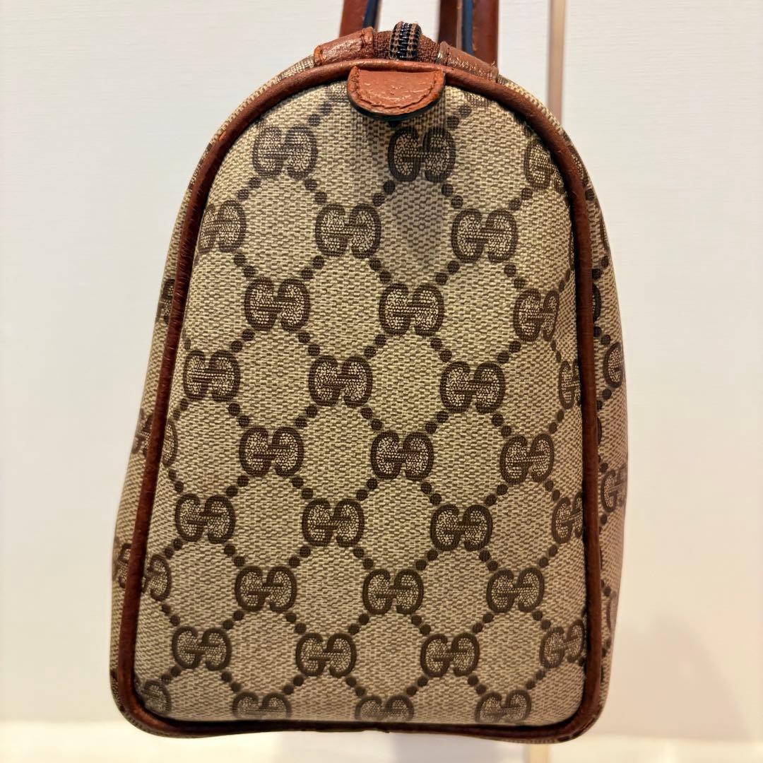 GUCCI グッチ GG ボストン オールドグッチ 総柄 ミニボストン 大容量
