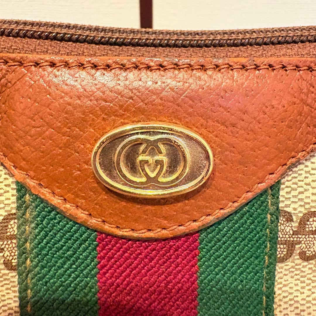 GUCCI グッチ GG ボストン オールドグッチ 総柄 ミニボストン 大容量