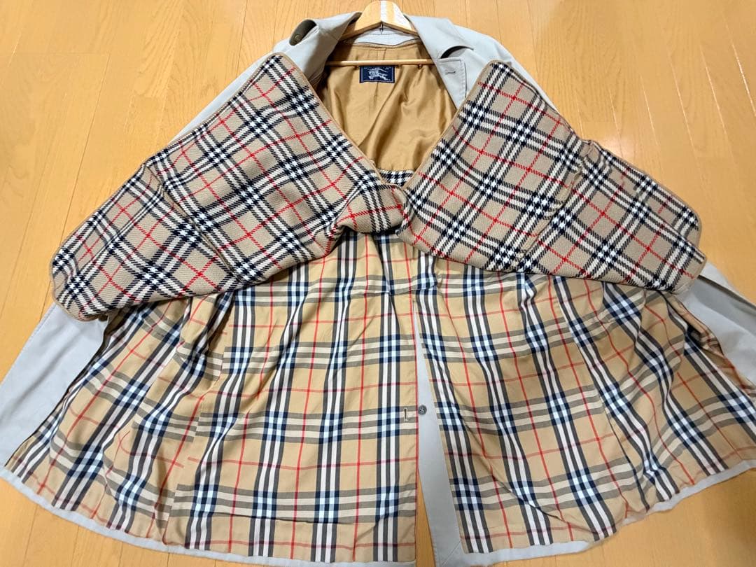 BURBERRY バーバリー ステンカラーコート ノバチェック メンズ L