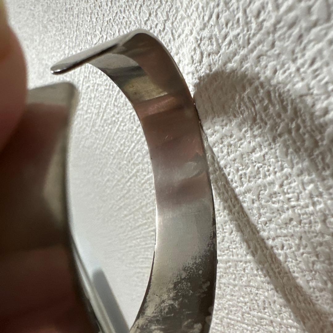 これ以上は値下げしません。シルバーバングル