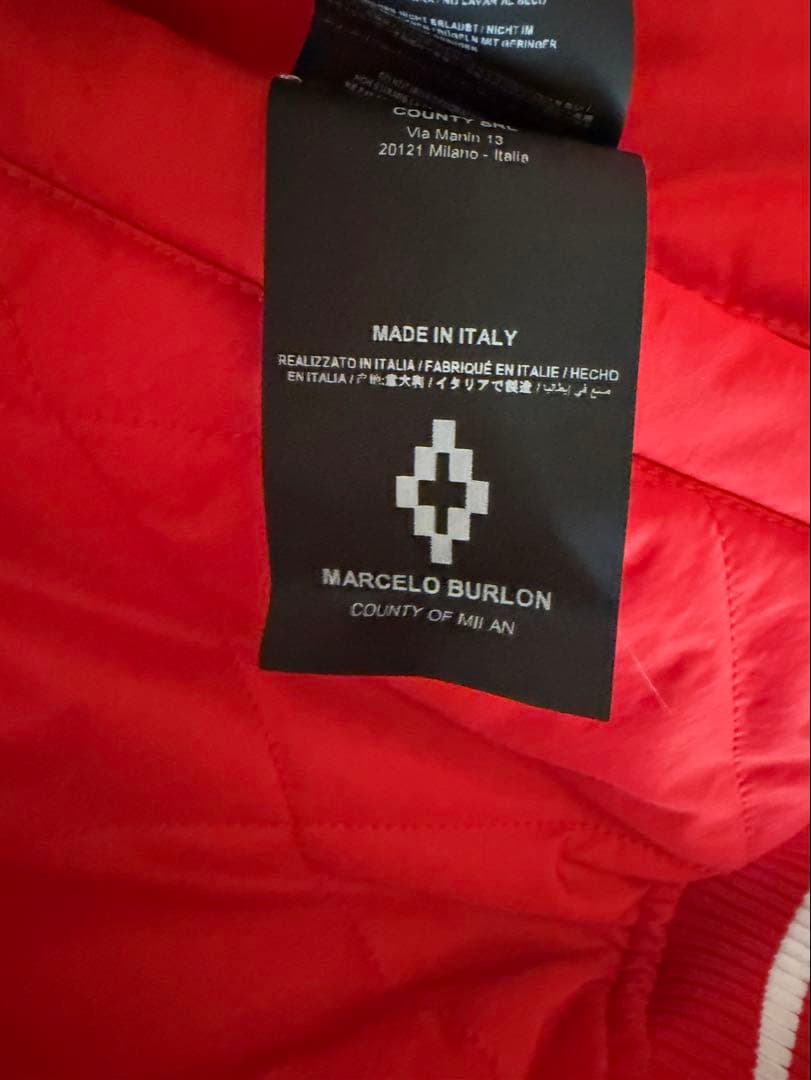 Marcelo Burlon マルセロブロン　ボンバージャケット　リバーシブル