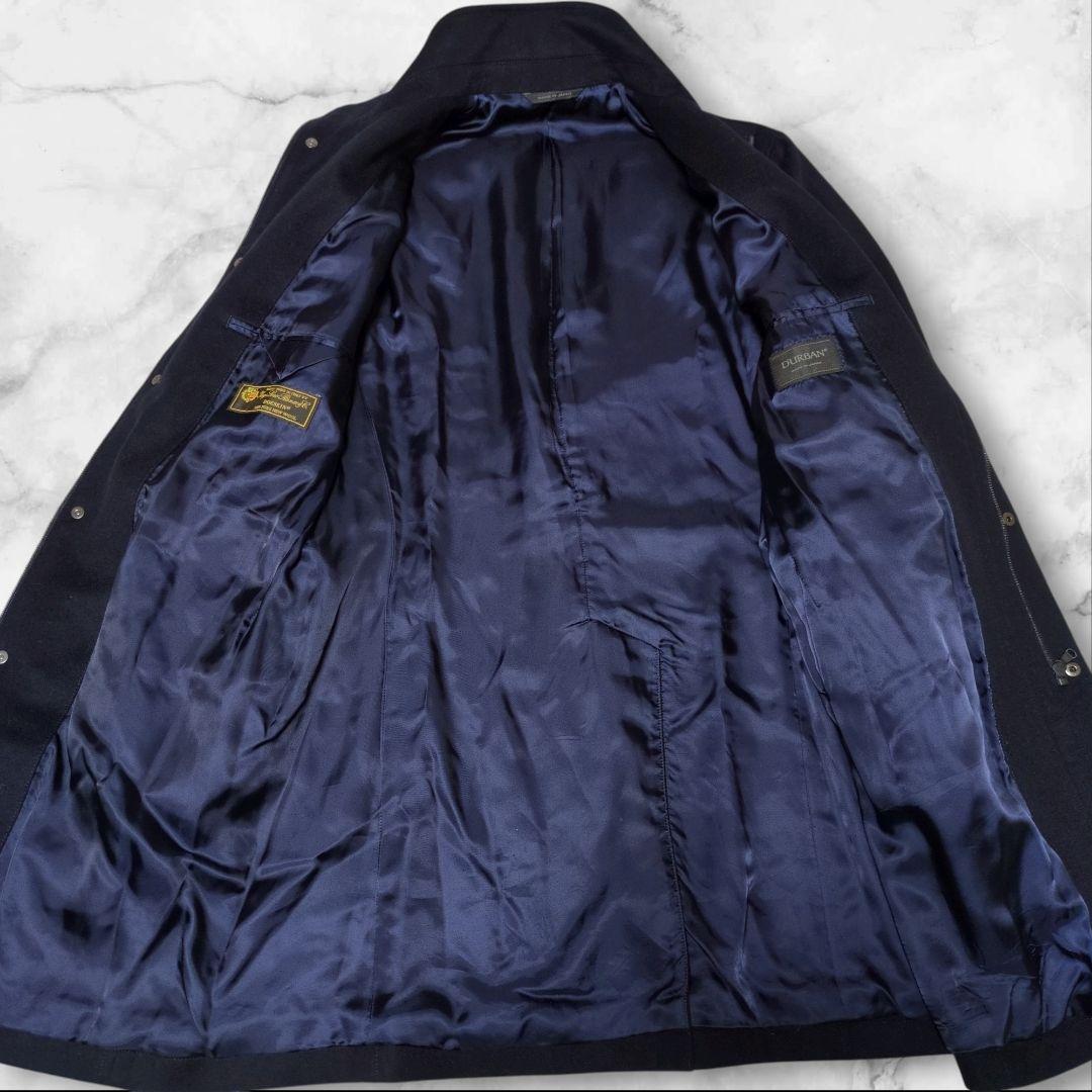 極美品♢D'URBAN ロロピアーナ DOESKIN スタンドカラーコート