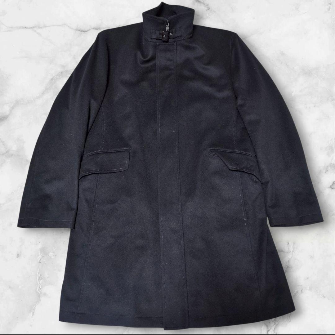 極美品♢D'URBAN ロロピアーナ DOESKIN スタンドカラーコート