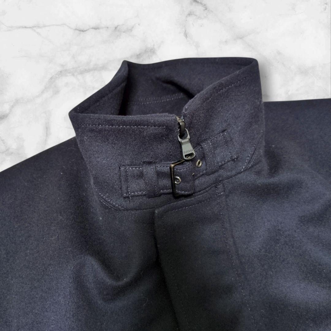極美品♢D'URBAN ロロピアーナ DOESKIN スタンドカラーコート