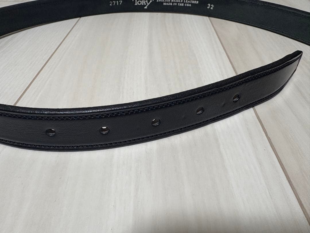 美品TORY leather 32インチ SPUR ベルト 幅1インチ