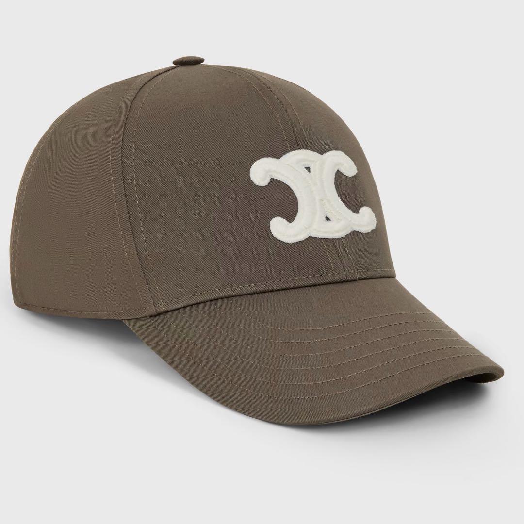 Celine セリーヌ　ベースボール　キャップ　ダークトープ　M