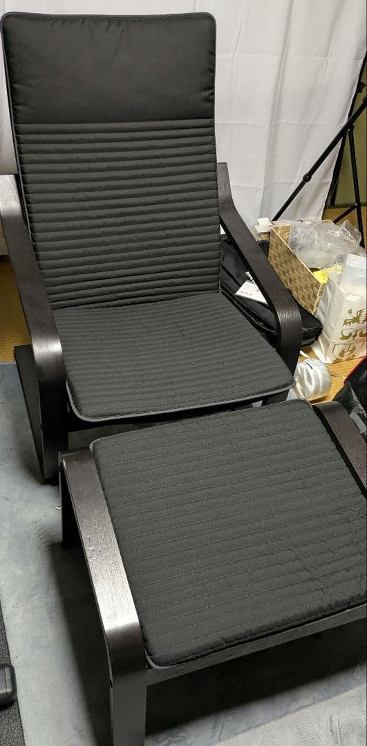 IKEA ポエング、オットマン【引き取りで値下げ】