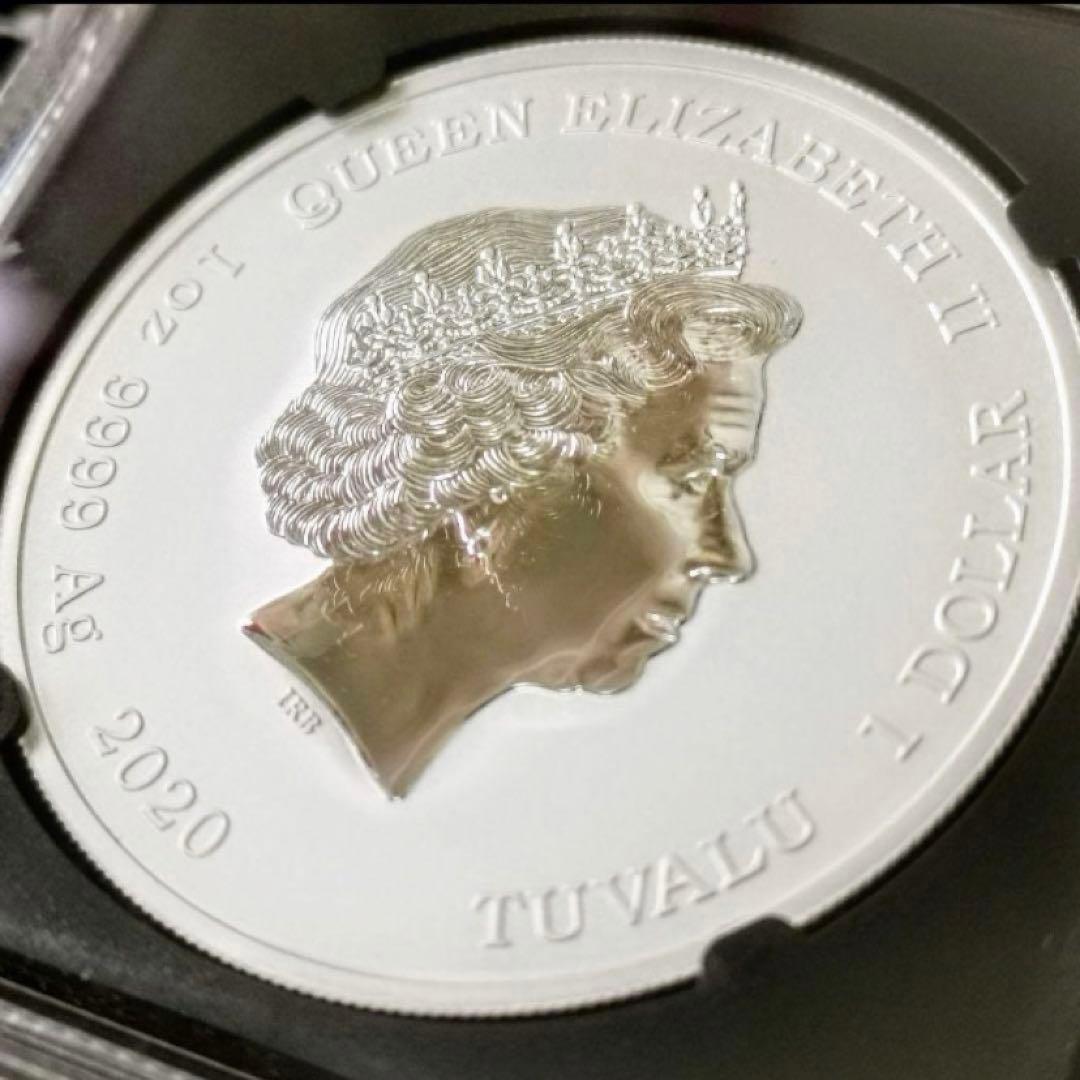 ジェームズボンド 007 MS70FR 2020年 NGC鑑定 1oz 銀貨