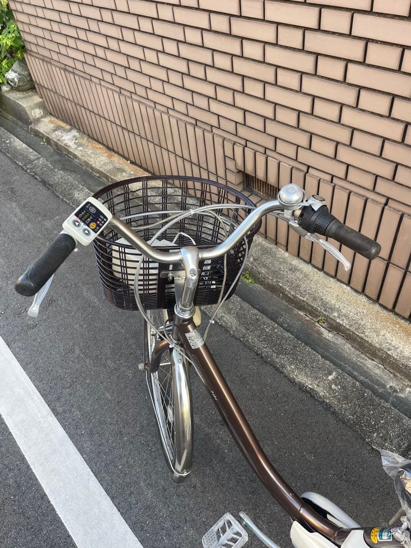 26インチパナソニック電動アシスト自転車6.6ah長押し3点灯