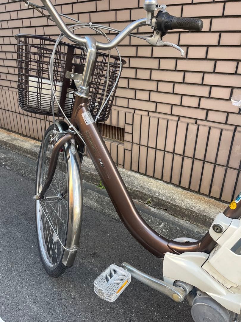 26インチパナソニック電動アシスト自転車6.6ah長押し3点灯