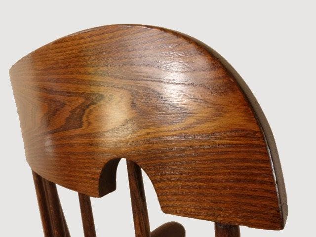 飛騨産業キツツキ　木製　ロッキングチェアー　再塗装済　ＵＳＥＤ