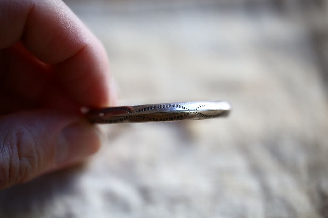 ナバホ Navajo シルバー925 バングル