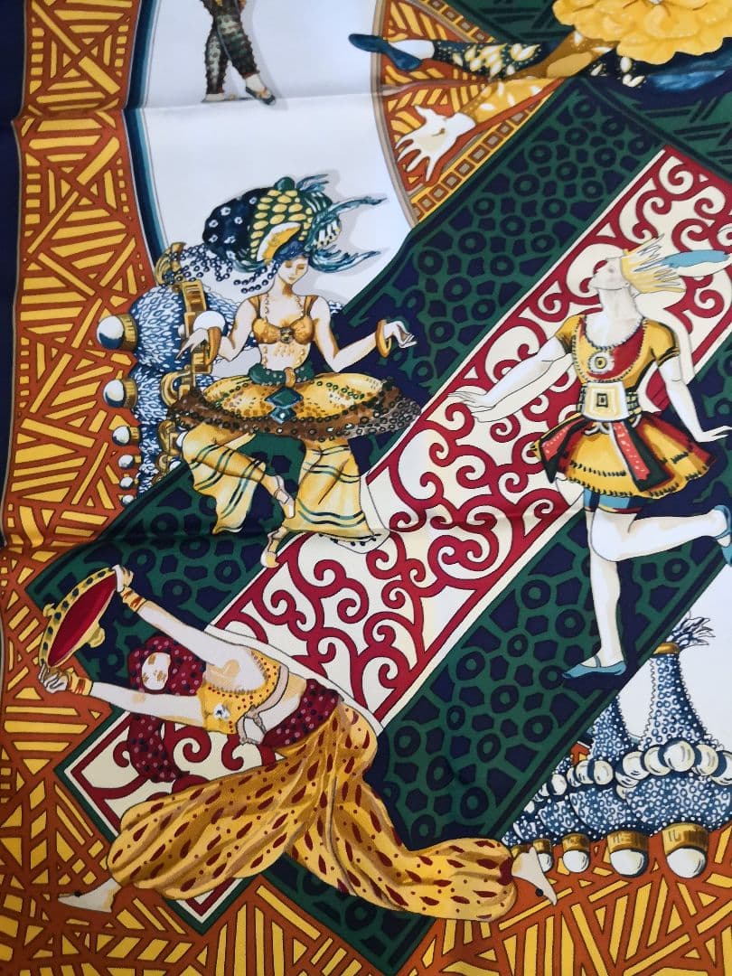 エルメス　HERMES　スカーフ　カレ90　ロシアバレエ