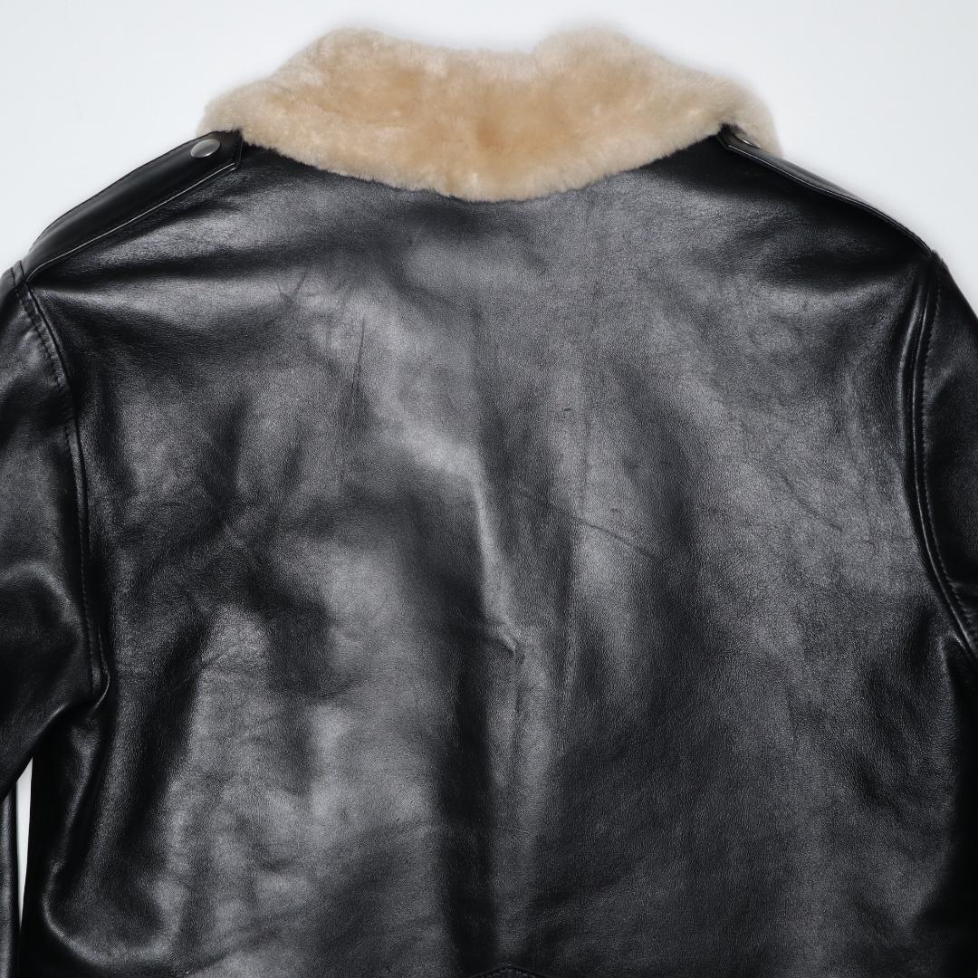 ALLSAINTS 16AW ムートンレザーライダース UK2 ファー レア
