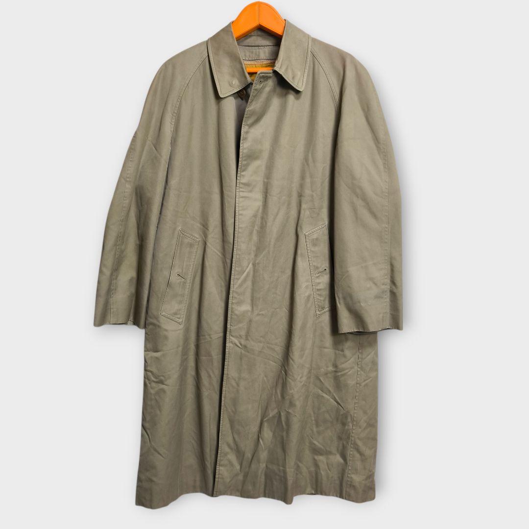 【美品】バーバリー ステンカラーコート ライナー付 ノバチェック M【A192】