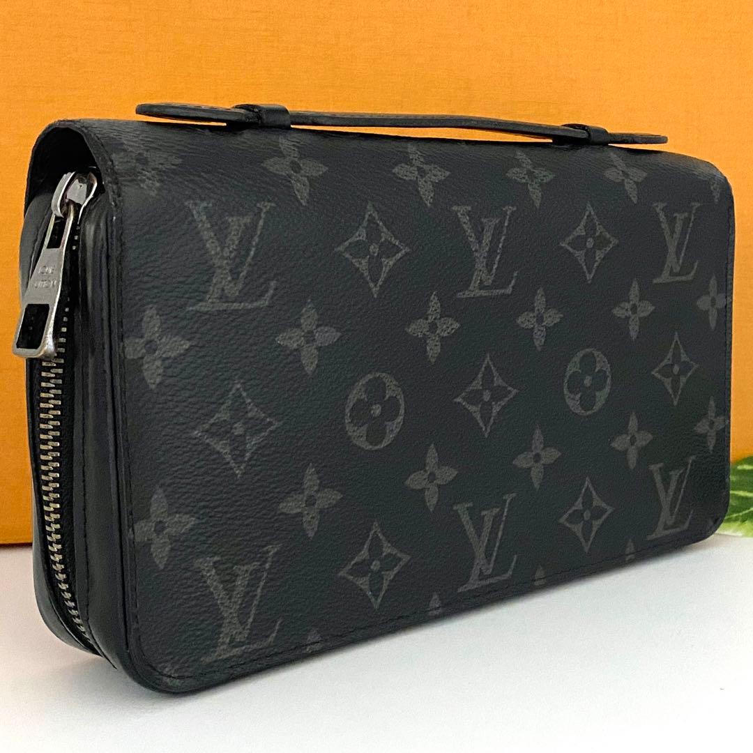 ルイヴィトン モノグラム エクリプス ジッピーXL 長財布 ブラック
