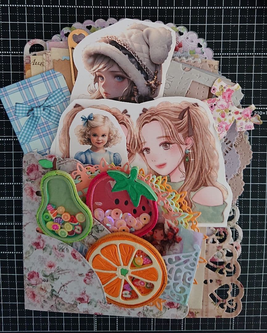 紙もの⑱ おすそ分けポケット &コメントカードセット くまトッパー