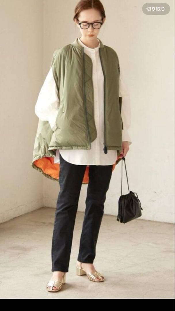 【美品】ELE STOLYOF/ Victoria Down MA-1