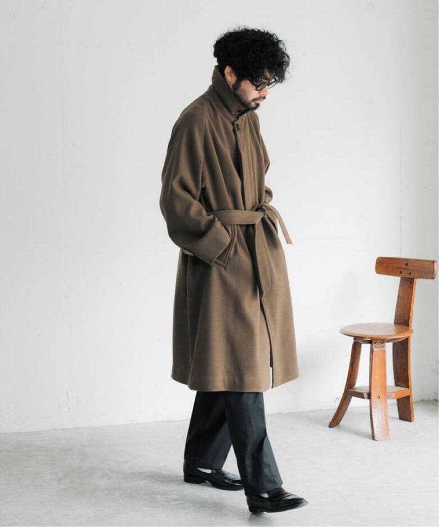 土日限定割23AW レショップ LE WOOL Balcollar Coat 2
