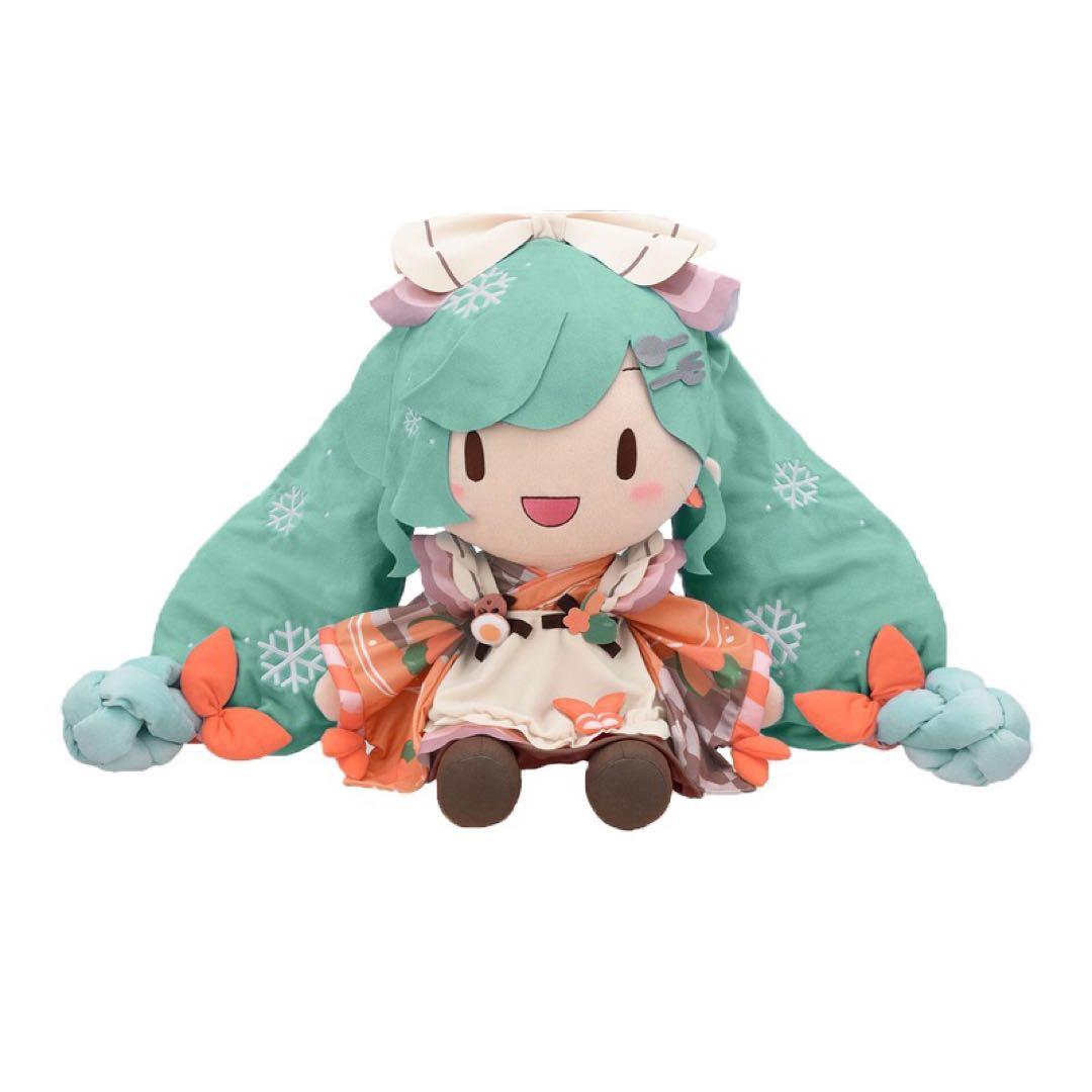 初音ミク 雪ミク2024 ふわぷち どでかジャンボぬいぐるみ