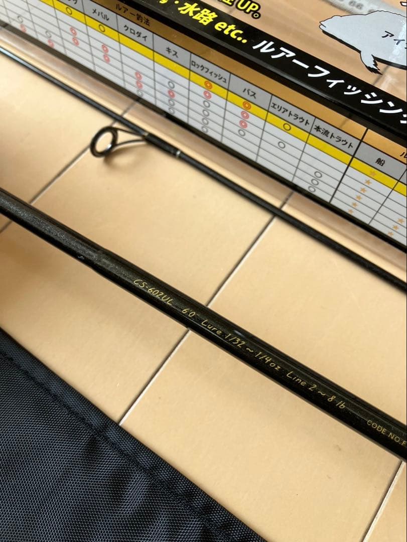 ルアーロッド AbuGarcia CONOLON CS-602UL