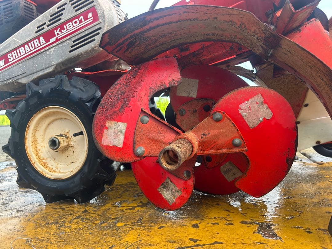 宮崎　シバウラ マルチ管理機 マルチャー仕様 8馬力 畝立 マルチ 動画あり