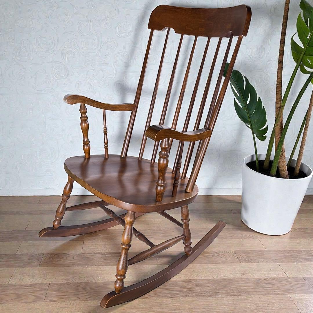 柏木工　KASHIWA ロッキングチェア　飛騨家具　引取限定