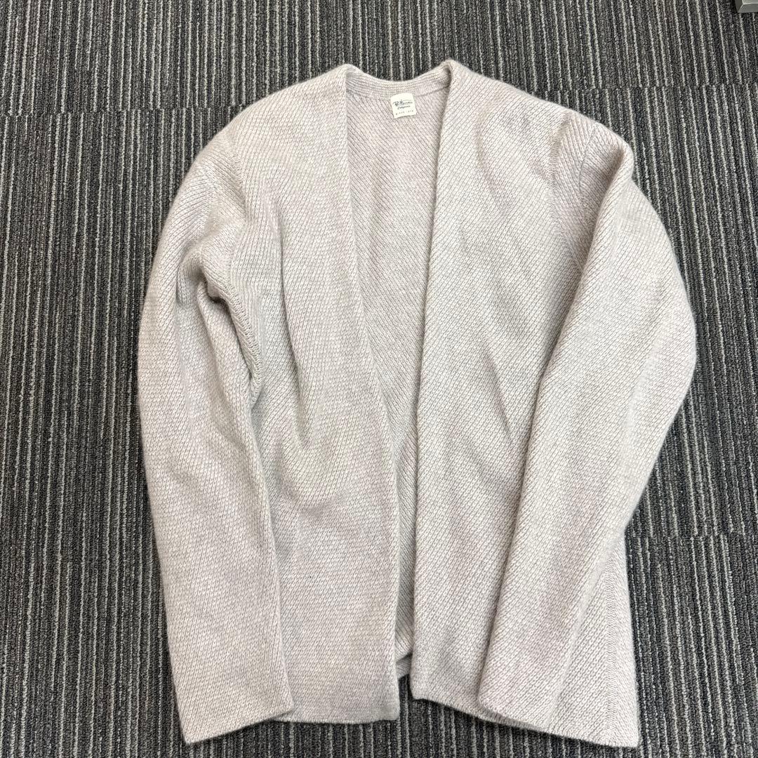 ロンハーマン　カシミアカーディガン Mサイズ ライトグレー