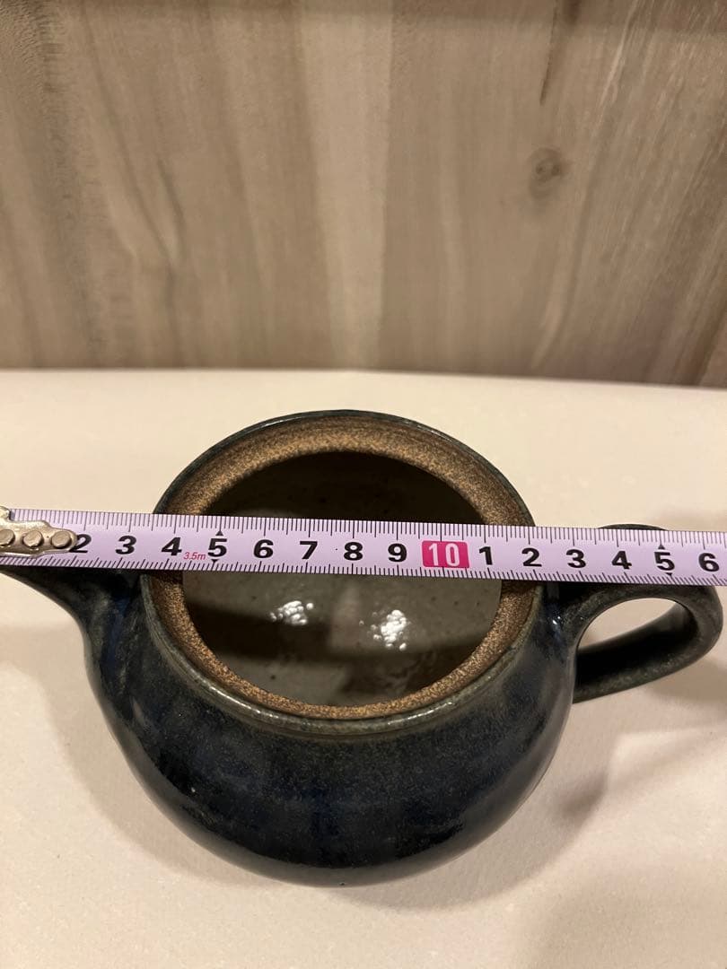 余宮隆　瑠璃釉　ポット　急須　新品未使用