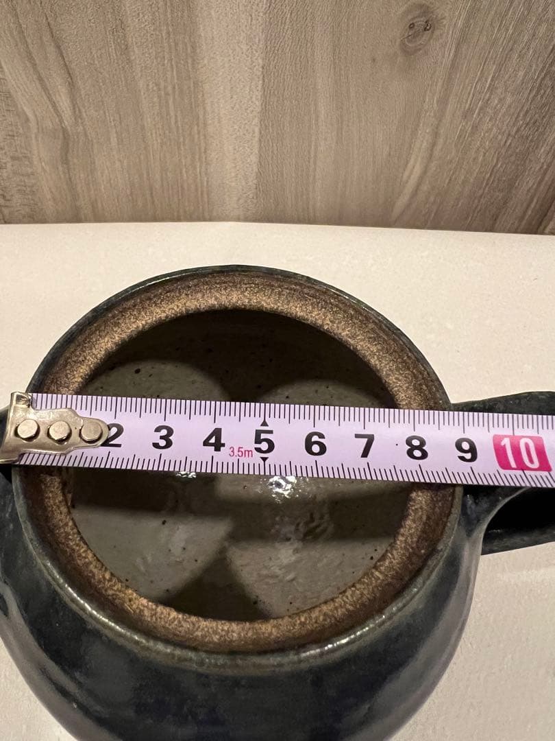 余宮隆　瑠璃釉　ポット　急須　新品未使用