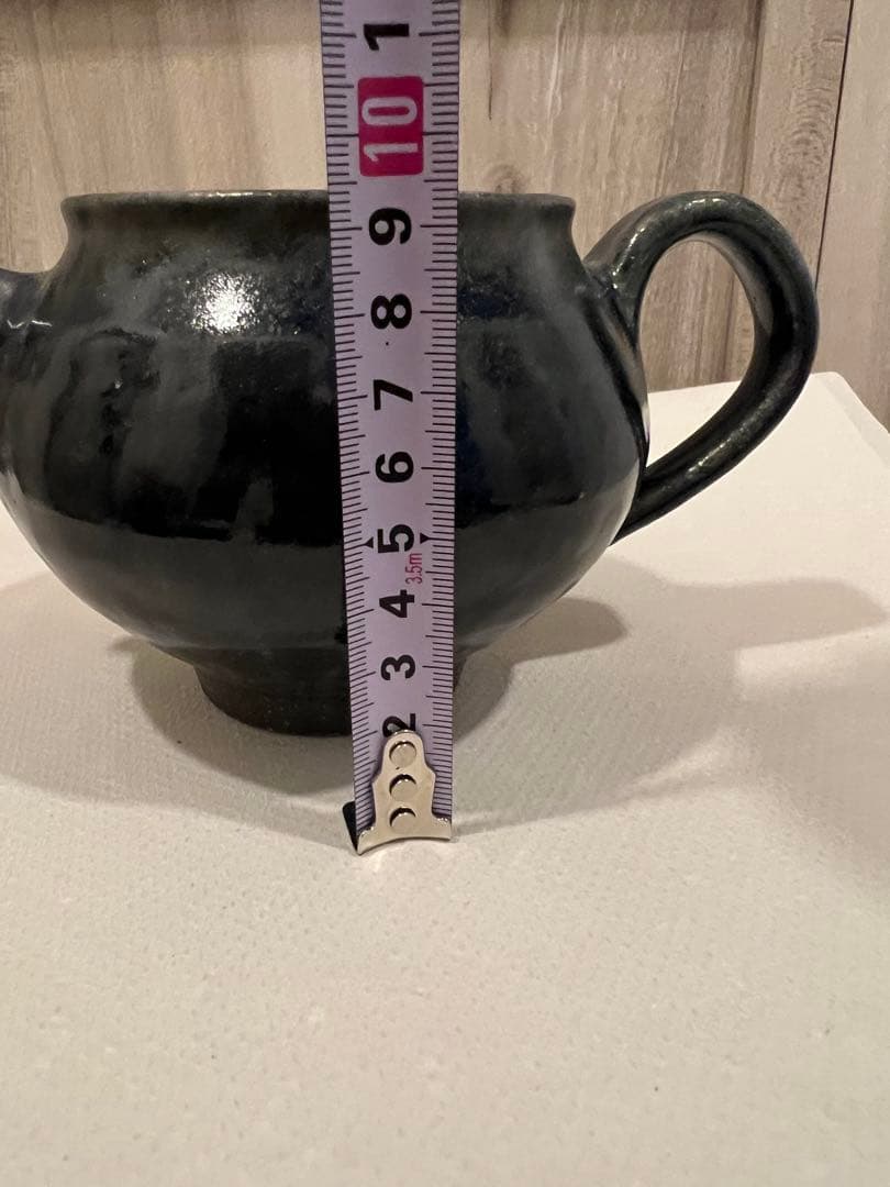 余宮隆　瑠璃釉　ポット　急須　新品未使用