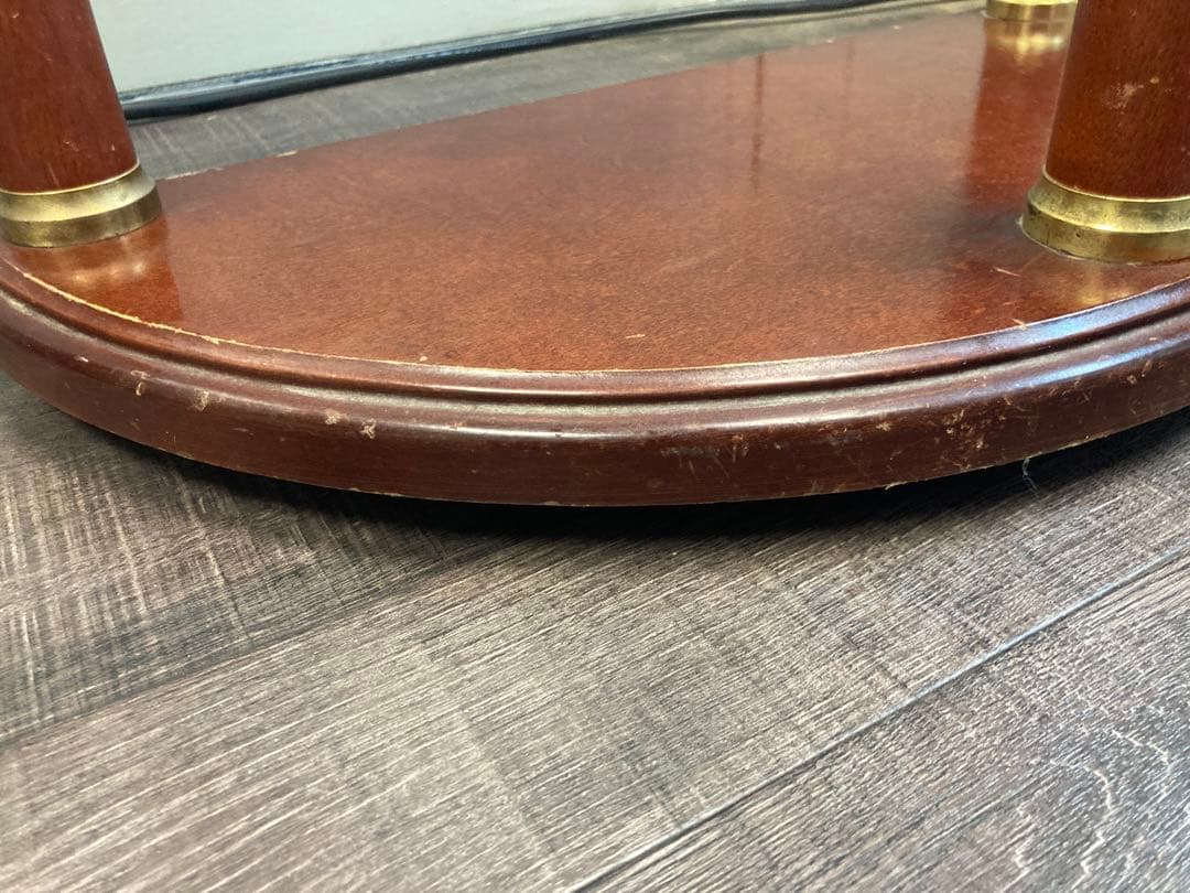 大理石　花台　コンソールテーブル　コーナー用