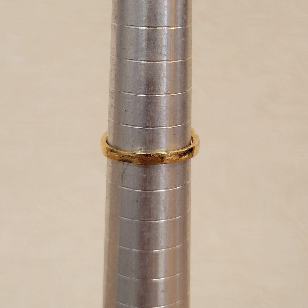 ぴ*の様 k18 18金 リング 指輪 トパーズ？ ゴールドサファイア？