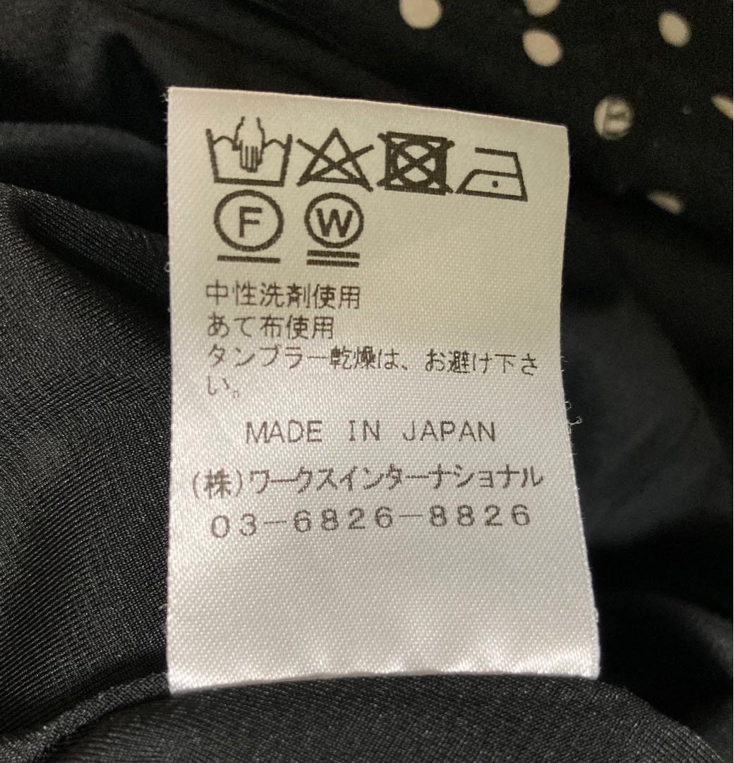 TSURU by MARIKO OIKAWA ドット柄半袖トップス　36 黒