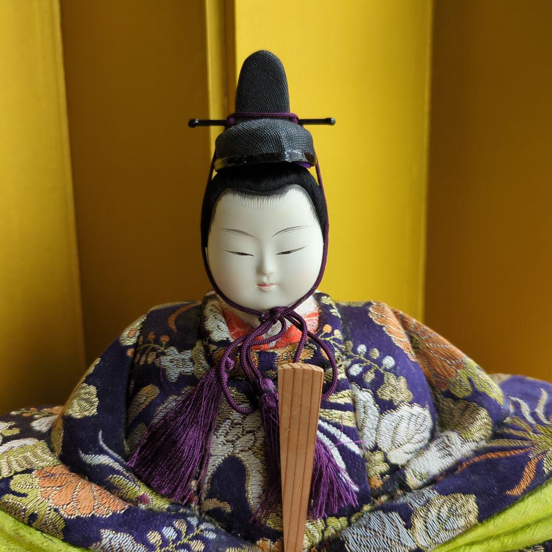 雛人形 木目込み ひなまつり 台座 屏風付 お雛様 御内裏様 お雛様