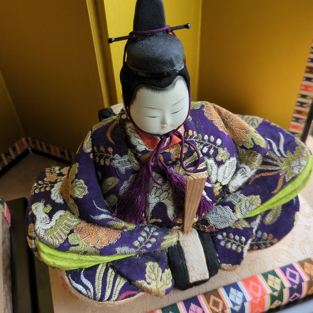 雛人形 木目込み ひなまつり 台座 屏風付 お雛様 御内裏様 お雛様