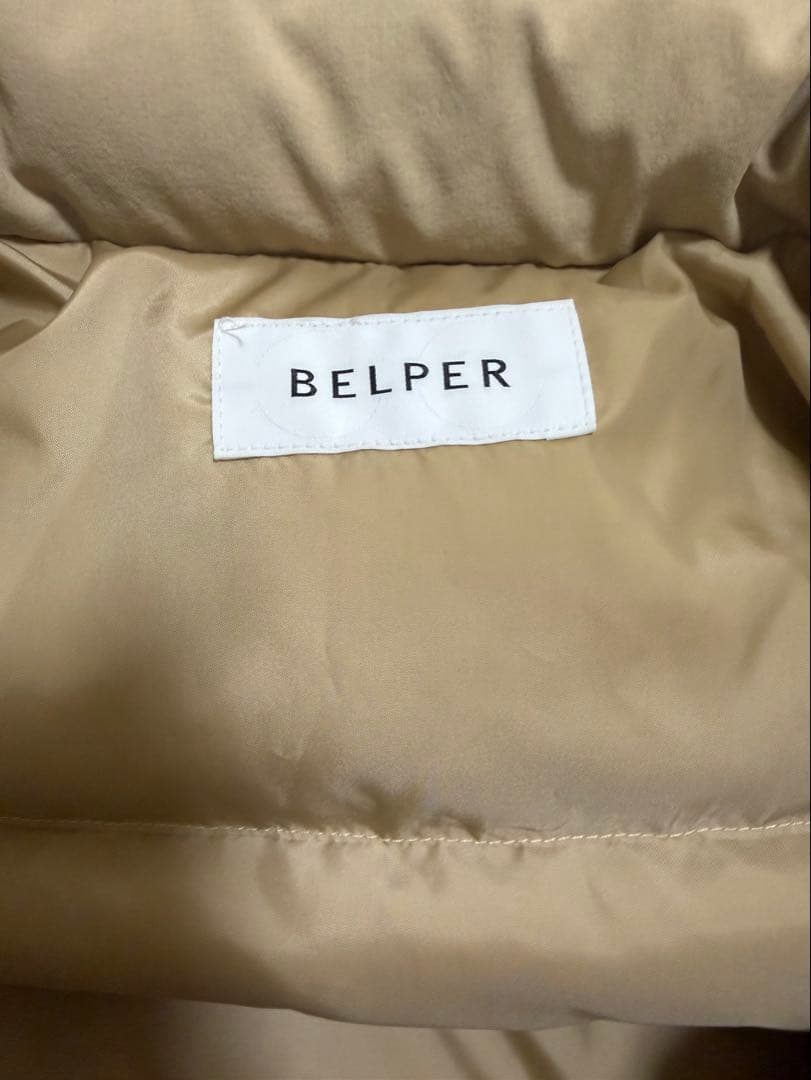 BELPER パフスリーブダウンジャケット