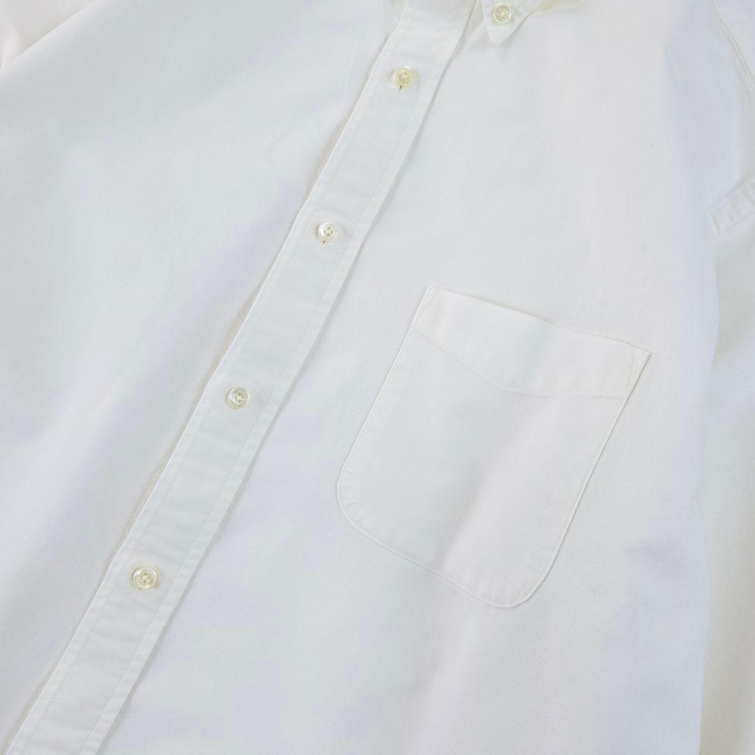 美品◎ビームスプラス★オックスフォード ボタンダウン シャツ　1.1万　XL　白