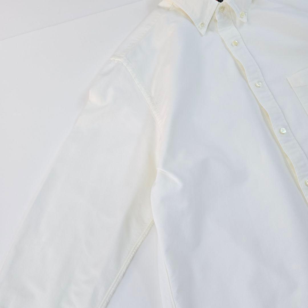 美品◎ビームスプラス★オックスフォード ボタンダウン シャツ　1.1万　XL　白