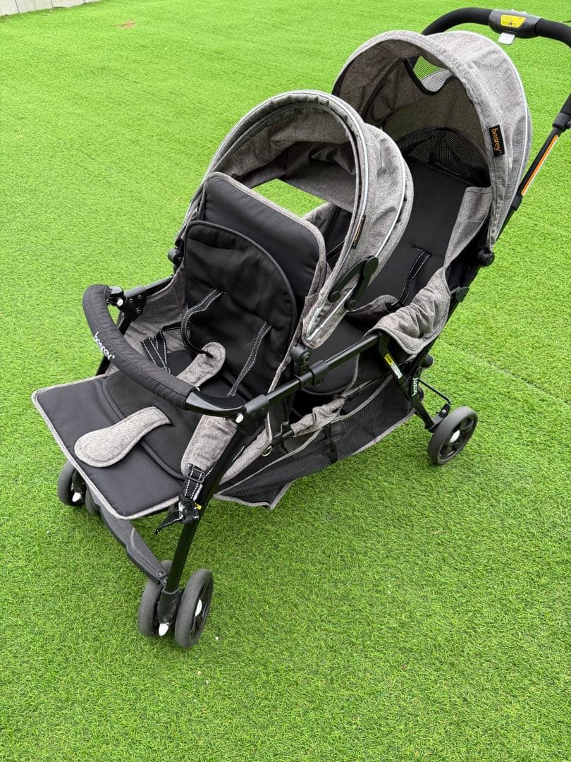 ジャムさん専用【美品】besrey 2人乗りベビーカー 二人乗り 双子 年子