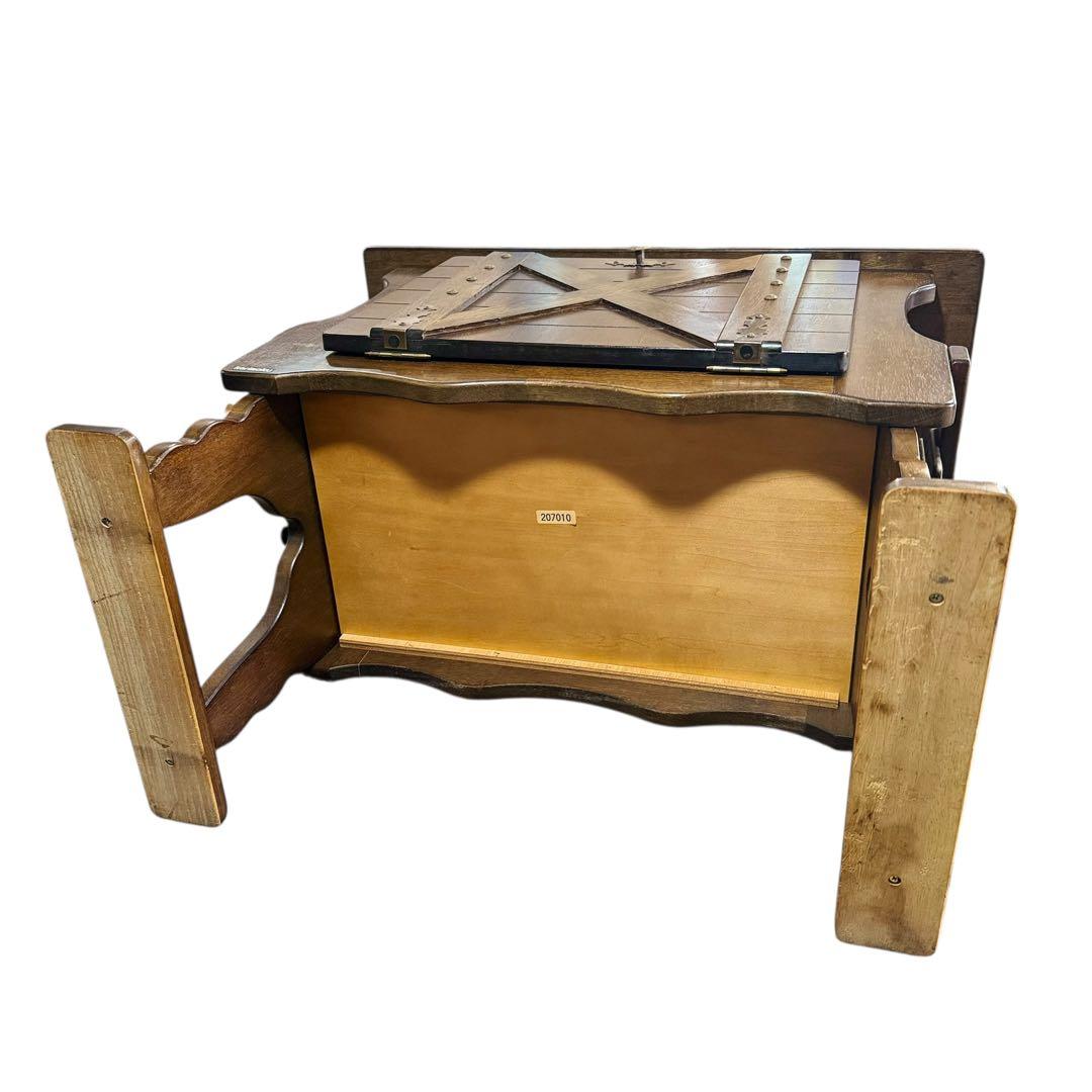 HR920 希少デザイン karimoku　鋲　サイドテーブル マガジンラック