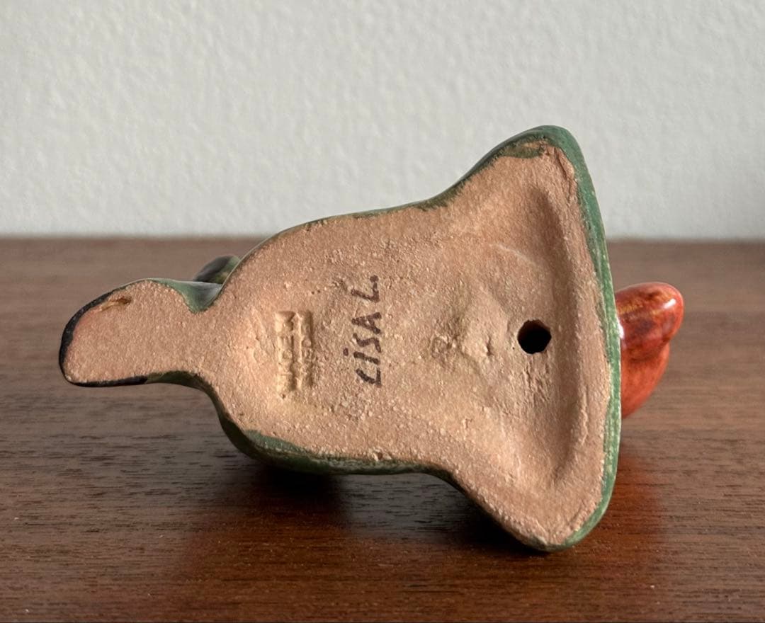 Lisa Larson　レイジートムテ/Lazy Tomte（緑）