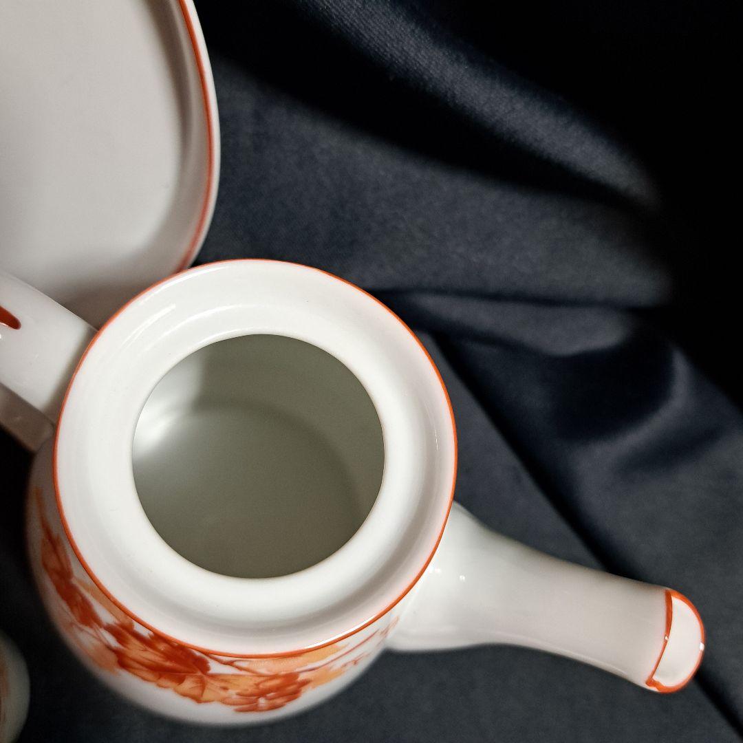 1935～1943年　オールドノリタケ 朱色葡萄のティーセット