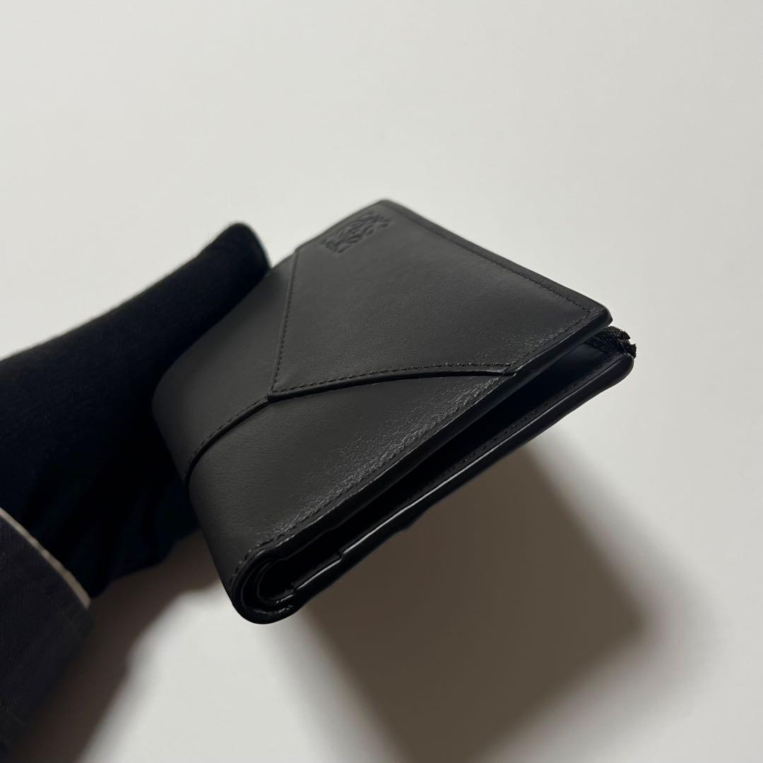 【最終値下げ】LOEWE パズル スリム コンパクト ウォレット(ダークグレー)