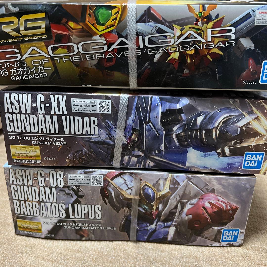 バンダイ ガンプラ他まとめ売りMGヴィダール バルバトスルプス RGガオガイガー