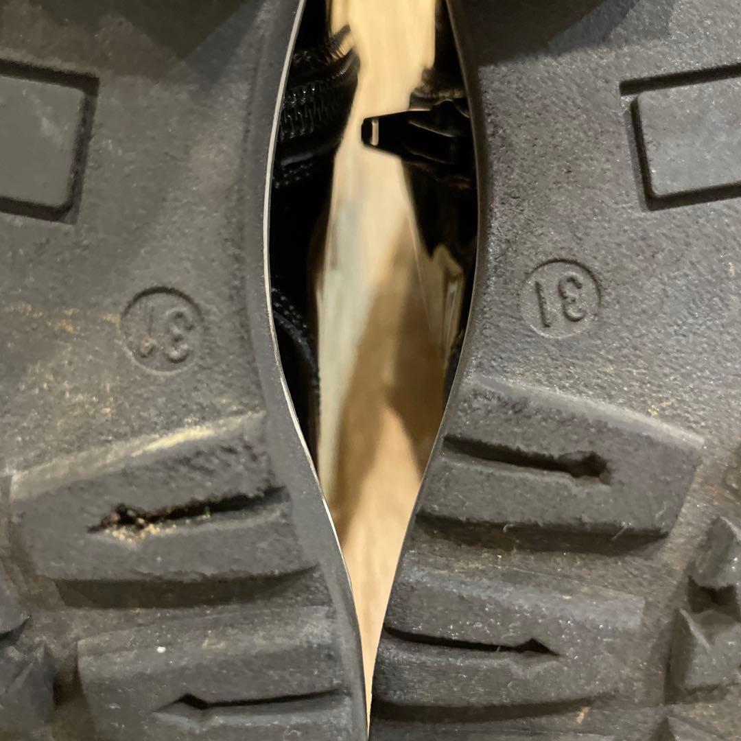 MOSCHINO モスキーノ　キッズアンクルブーツ　ロゴ付き