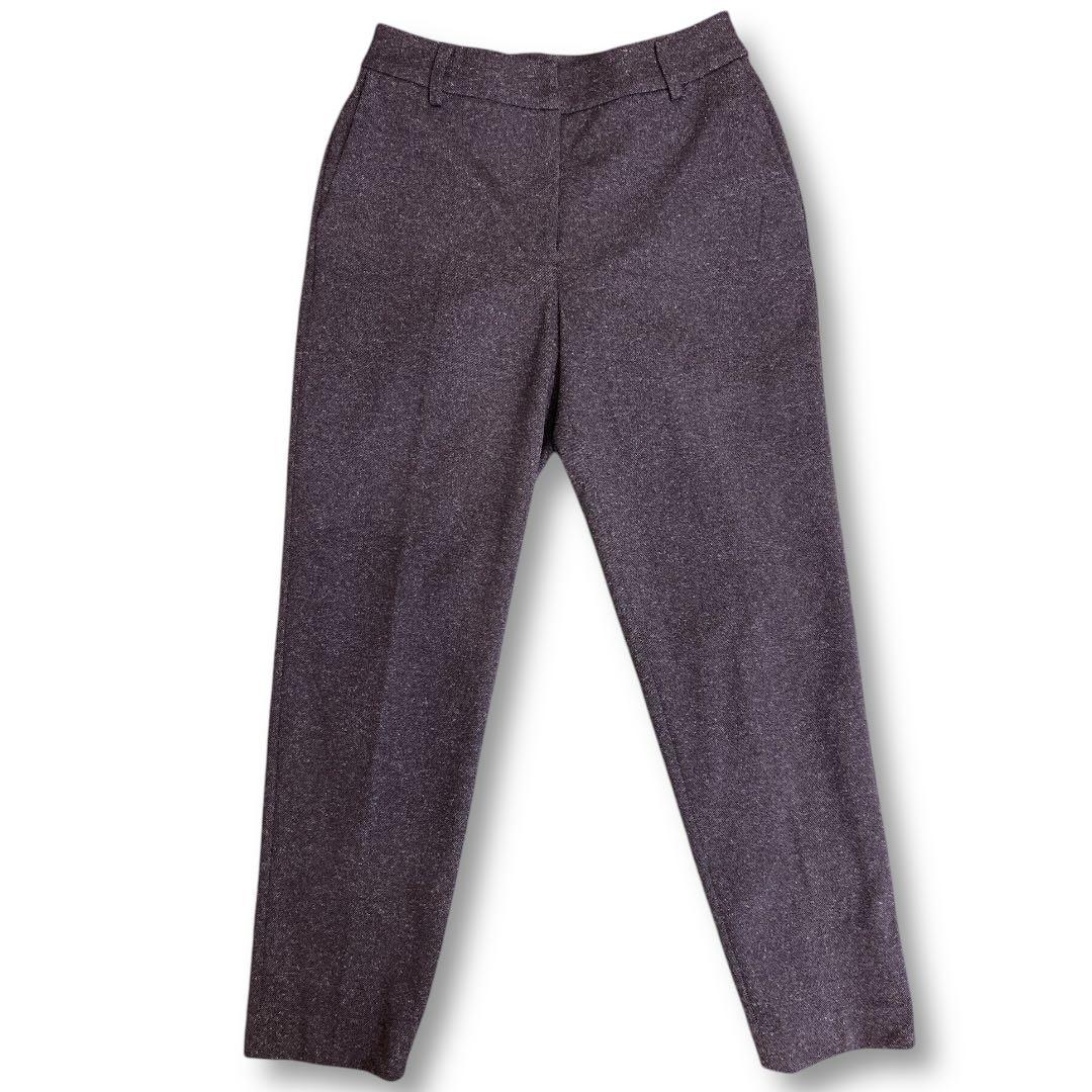 美品✨ オリヒカ ノーカラー リボンベルト付 洗える パンツスーツ セットアップ