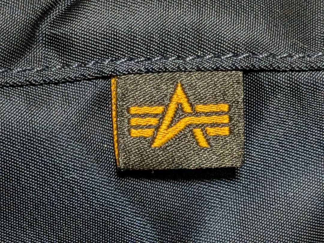 極美品 アルファインダストリーズ MA-1 紺フライトジャケット 空軍 米国古着